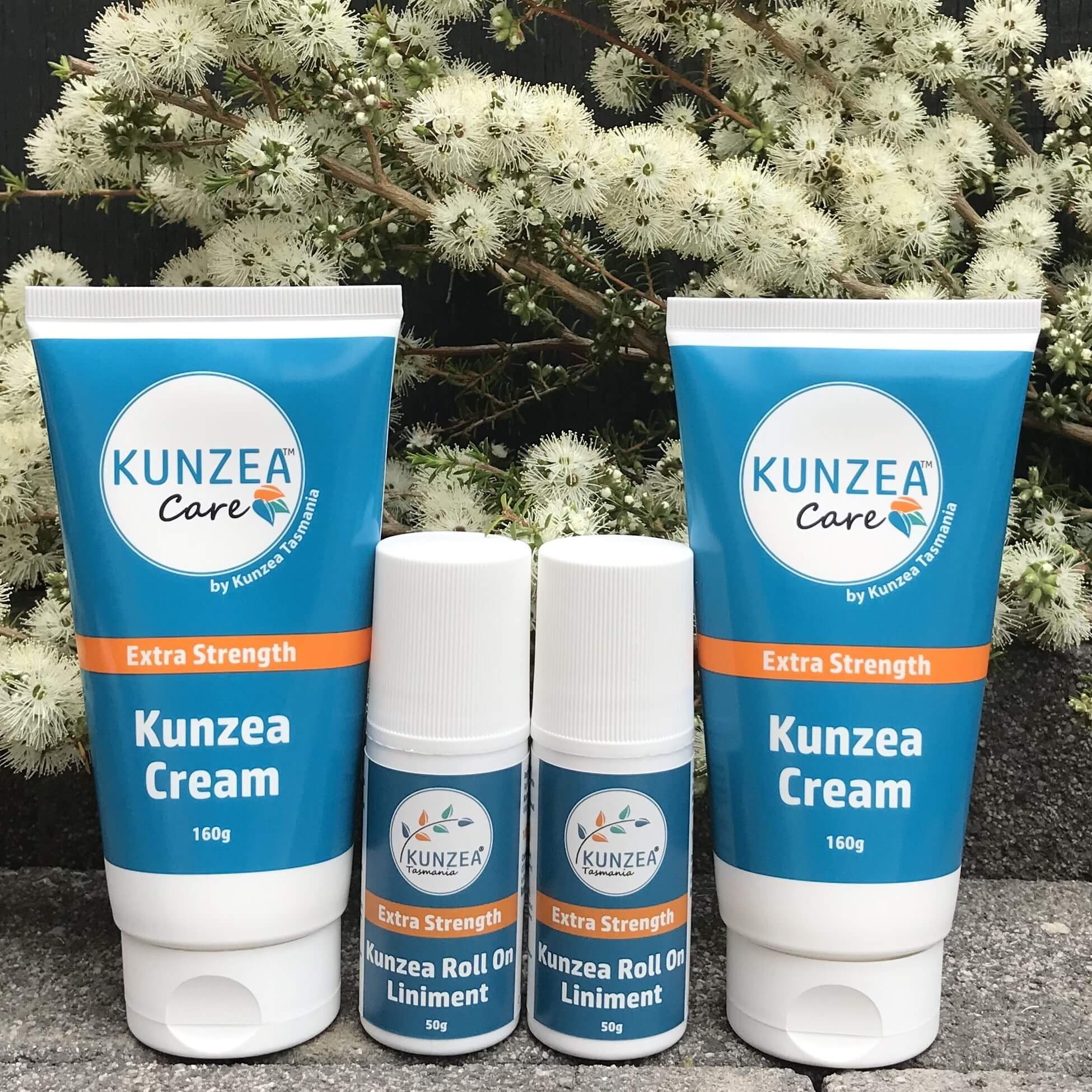 Kunzea Tasmania 'extra strength' cream & liniment double set