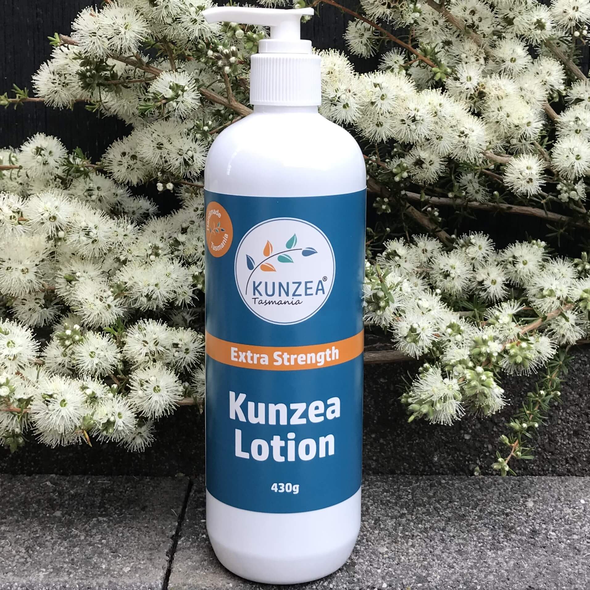 Kunzea Tasmania 'extra strength' lotion (super size!)